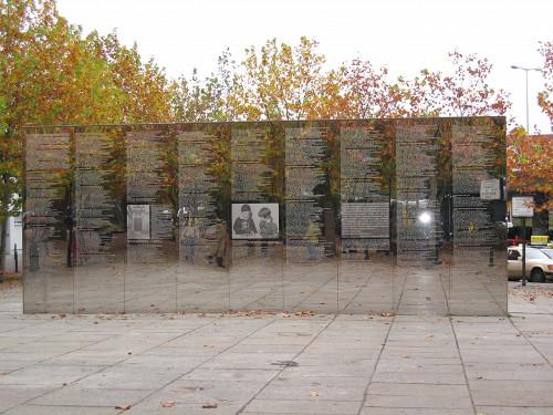 Berlin, 2005, Steglitzer Spiegelwand, Stiftung Denkmal