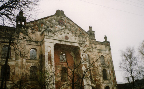 Drohobytsch, 2004, Die einst prunkvolle Große Synagoge vor der Restaurierung, Stiftung Denkmal