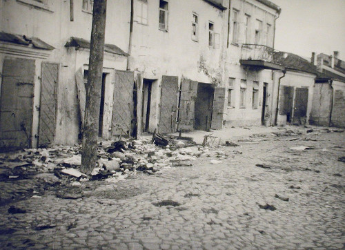 Luzk, 1942, Straße nach Räumung des Ghettos, Yad Vashem