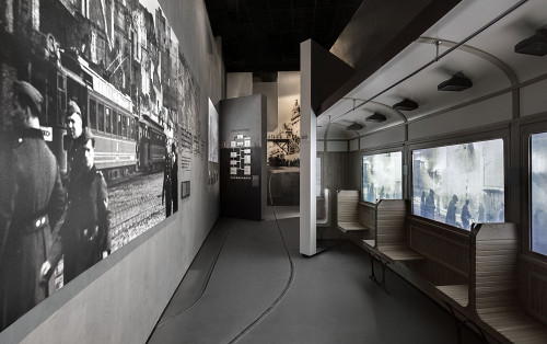Warschau, 2014, Ansicht der Dauerausstellung: »Holocaust«, Muzeum Historii Zydów Polskich POLIN, M. Starowieyska, D. Golik