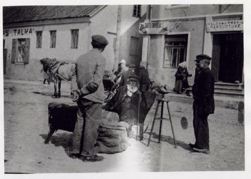 Garsden, 1940, Juden am Marktplatz ein Jahr vor dem deutschen Einmarsch, George Birman