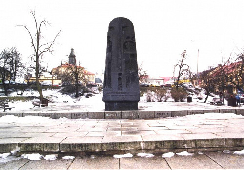 Lublin, 2004, Denkmal für die Opfer des Ghettos, Stiftung Denkmal