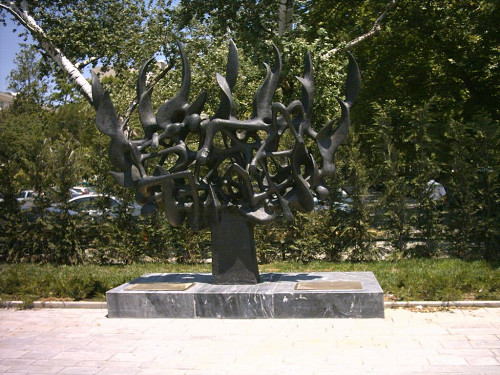 Saloniki, 2006, Holocaustdenkmal auf dem Freiheitsplatz, Alexios Menexiadis
