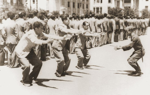 Saloniki, 11. Juli 1942, Jüdische Männer  werden  auf dem Freiheitsplatz gedemütigt, USHMM