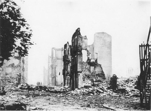 Gernika, 1937, Die Ruinen der Stadt, Bundesarchiv, Bild 183-H25224