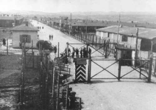 Krems, April 1945, Das Lager nach der Evakuierung der marschfähigen Kriegsgefangenen, René Brosset