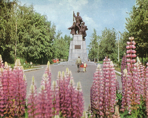 Ostaschkow, 1975, Denkmal für die Partisanen, inzwischen im »Freiheitspark« aufgestellt, Stiftung Denkmal