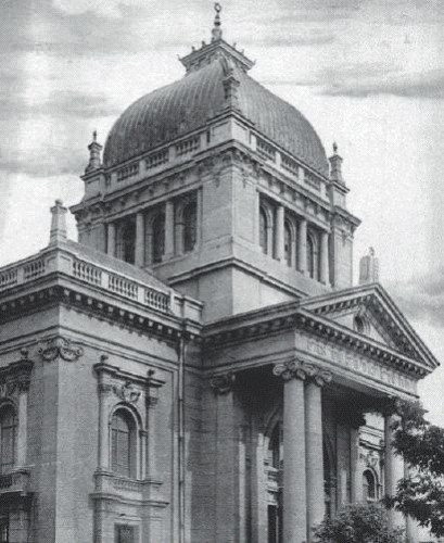 Tschenstochau, 1893, Die 1939 zerstörte Neue Synagoge, gemeinfrei