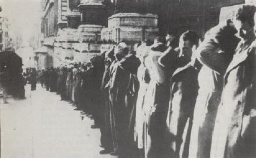 Rom, 1944, Verhaftung von Passanten nach dem Attentat, ANFIM