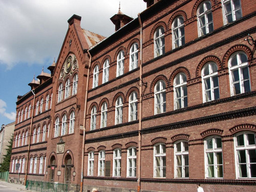 Przemyśl, 2009, Schulgebäude an der Kopernikusstraße, Marek Król