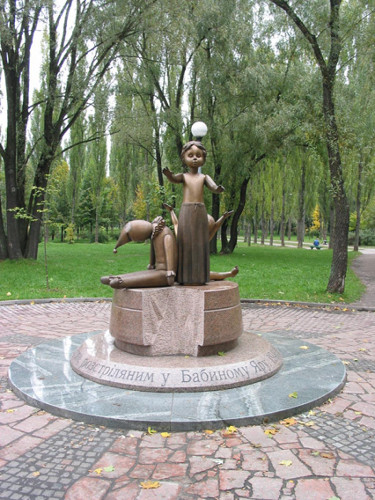 Babij Jar, 2004, Denkmal für die in Babij Jar ermordeten Kinder, Stiftung Denkmal, Lutz Prieß