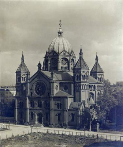 Breslau, vor 1938, Die Neue Synagoge, Herder-Institut Marburg, Bildarchiv