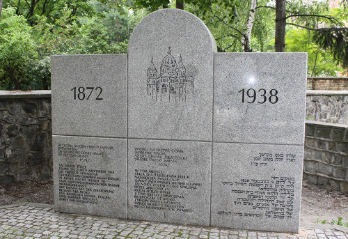 Breslau, 2014, Denkmal Neue Synagoge, Stiftung Denkmal