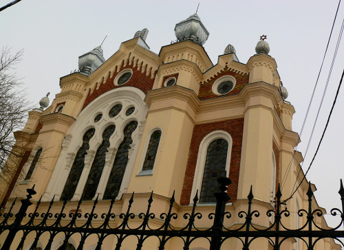 Großwardein, 2009, Fassade der Orthodoxen Synagoge, Rachel Titiriga