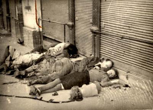 Jassy, Juni 1941, Ermordete Juden in den Straßen der Stadt, Yad Vashem