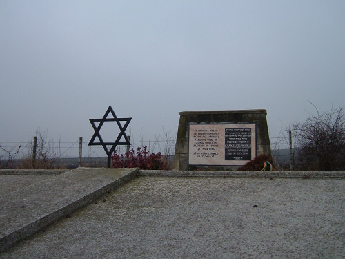 Bei Târgu Frumos, 2006, Gedenkstein beim Massengrab auf dem jüdischen Friedhof, Stiftung Denkmal, Roland Ibold