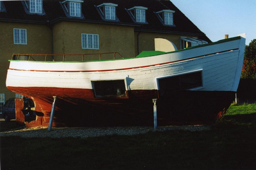 Gilleleje, 2007, Fischerboot auf dem Museumsgelände, Mogens Wul