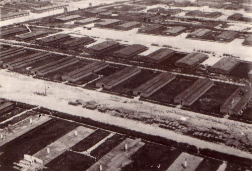 Lublin, 24. Juni 1944, Luftbild des Lagers Majdanek, Państwowe Muzeum na Majdanku