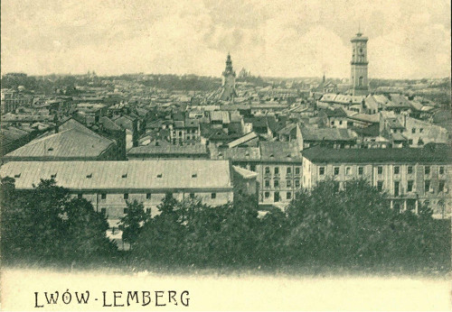 Lemberg, um 1900, Historische Postkarte aus der Zeit vor dem Ersten Weltkrieg, gemeinfrei