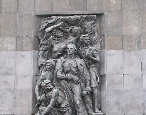 Warschau, 2005, Detailansicht des Denkmals, Stiftung Denkmal, Jürgen Lillteicher