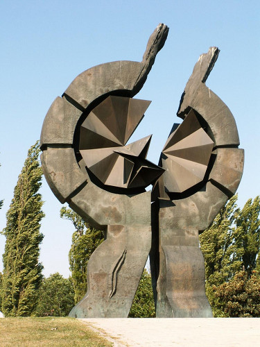 Belgrad, 2008, Das Denkmal für die Opfer des Lagers Sajmište, Jaime Silva