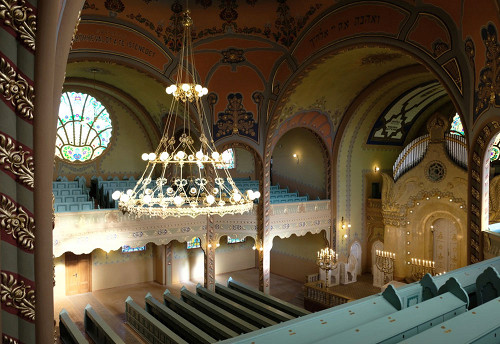 Subotica, 2019, Innenansicht der Synagoge, Attila Rajnai