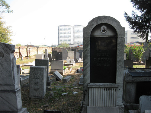 Belgrad, 2009, Ansicht des jüdischen Friedhofs, Aleksandar Gaev