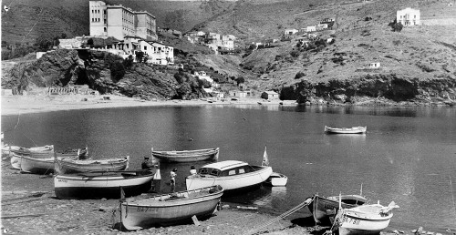Portbou, 1936, Ansicht der Stadt, Almogaver