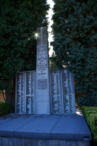 Charleroi, 2009, Das 1964 enthüllte Denkmal für die Juden aus Charleroi, Jacques Gurnicky