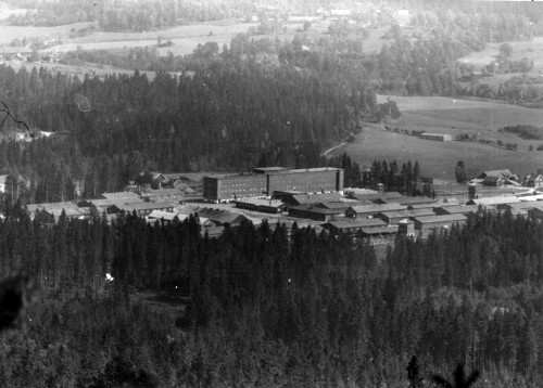 Eiksmarka, 1940er Jahre, Übersicht über das Lagergelände, Norges Hjemmefrontmuseum