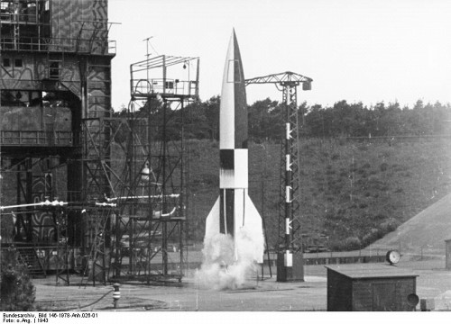 Peenemünde, 1943, V2 beim Start, Bundesarchiv, Bild 146-1978-Anh.026-01