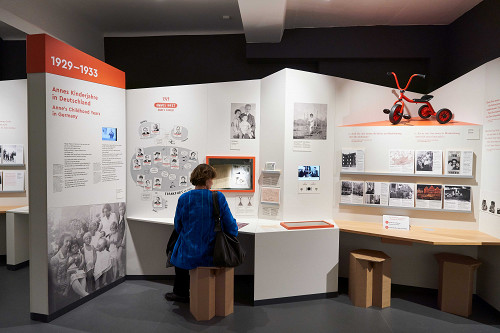 Berlin, 2018, Blick in die Ausstellung »Alles über Anne«, Anne Frank Zentrum, Gregor Zielke