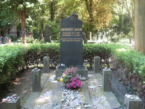 Berlin-Weißensee, 2010, Das Grab Herbert Baums, Stiftung Denkmal