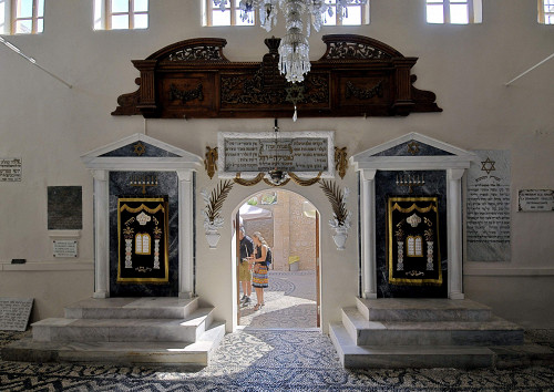 Rhodos-Stadt, 2009, Im Inneren der Kahal-Shalom-Synagoge, Louis Davidson