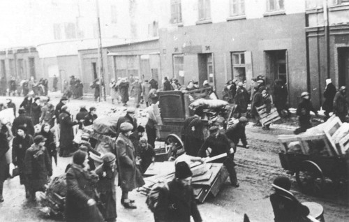 Lodz, 1940, Umzug der Juden in ein Armenviertel der Stadt, Żydowski Instytut Historyczny