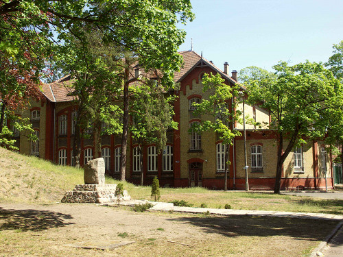 Meseritz-Obrawalde, o.d., Denkmal auf dem Klinikgelände, Samodzielny Publiczny Szpital Dla Nerwowo i Psychicznie Chorych w Międzyrzeczu-Obrzycach, Dariusz Nowak