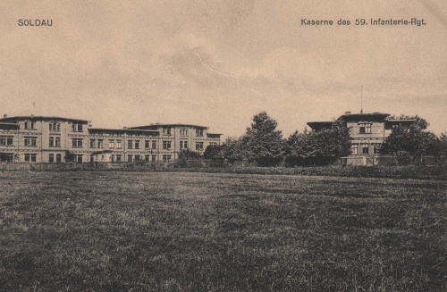Soldau, o. D., Kaserne am späteren Standort des SS-Lagers, Franciszek Skibicki