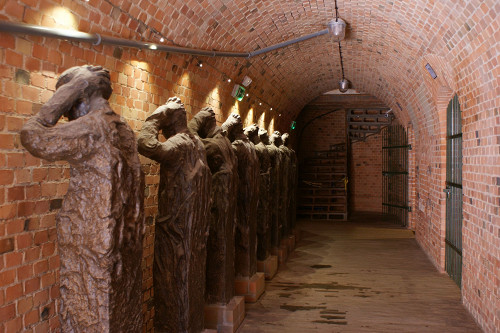 Posen, 2010, Zellengang im Fort VII, Muzeum Martyrologii Wielkopolan Fort VII