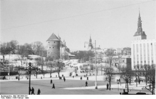 Tallinn, 1943, Blick vom Freiheitsplatz, Bundesarchiv, Bild 146-2004-231, Walter