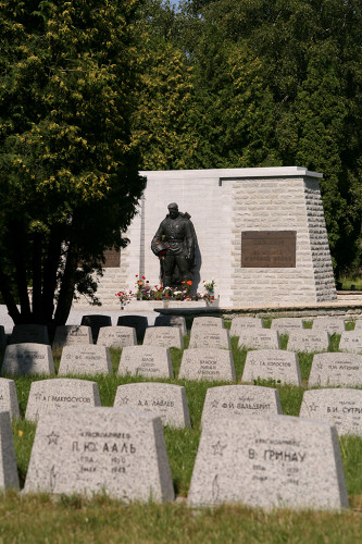 Tallinn, 2007, Der Bronzesoldat am Militärfriedhof, Steven Hannink