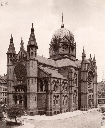 Hannover, um 1900, Synagoge der jüdischen Gemeinde Hannover,  Historisches Museum Hannover