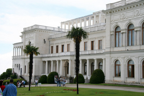 Jalta, 2011, Fronstseite des Liwadija-Palastes, Armin Krake