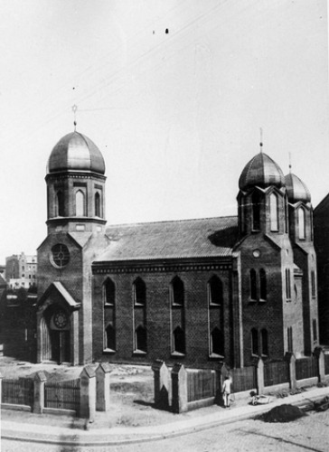 Rastenburg, o.D., Ansicht der Neuen Synagoge, Yad Vashem