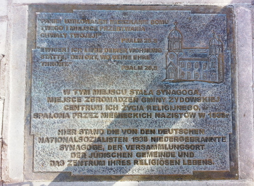 Rastenburg, 2013, Gedenktafel, Stiftung Denkmal