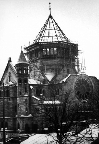 Straßburg, 1940, Die Synagoge nach dem Brandanschlag vom September 1940, gemeinfrei
