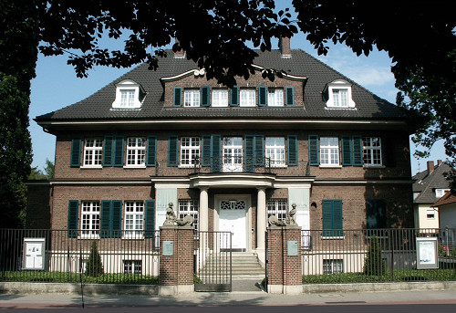 Münster, 2002, Außenansicht Geschichtsort Villa ten Hompel, Geschichtsort Villa ten Hompel, Christoph Spieker