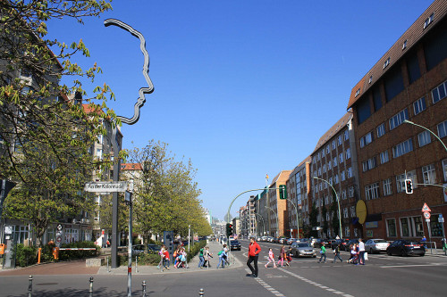 Berlin, 2015, Wilhelmstraße mit Denkmal, Stiftung Denkmal