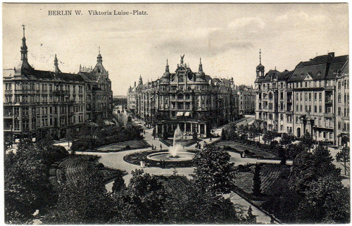 Berlin-Schöneberg, 1908, Viktoria-Luise-Platz, gemeinfrei