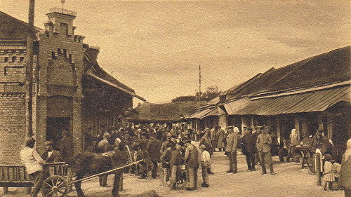 Kowel, 1930er Jahre, Jüdischer Markt in der Stadt, Israeli Organization of the Jews of Kovel and its Surroundings
