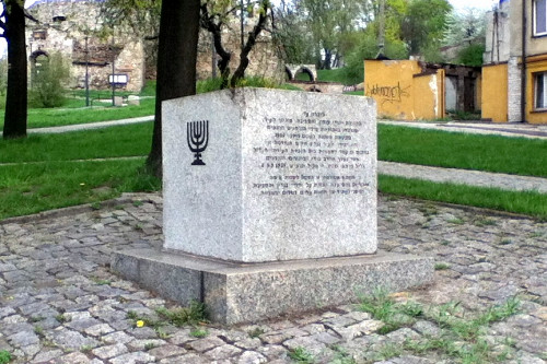Bendzin, 2013, Denkmal am ehemaligen Standort der 1939 niedergebrannten Synagoge, Steve Glickman